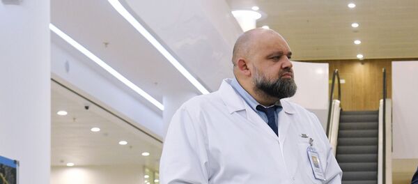 Главный анестезиолог-реаниматолог Департамента здравоохранения Москвы (ДЗМ) Денис Проценко - Sputnik Беларусь