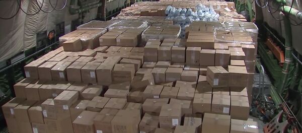 Расія адправіла ў ЗША ваенны самалёт з медабсталяваннем - відэа - Sputnik Беларусь