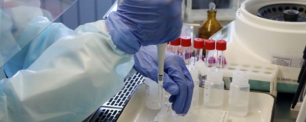 Лаборатория для тестирования на коронавирус Лаборатория для тестирования на коронавирус - Sputnik Беларусь