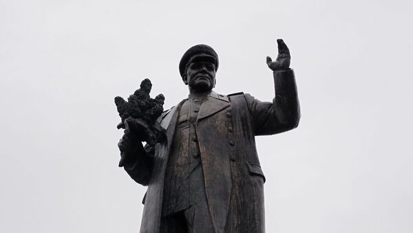 Памятник маршалу Коневу в Праге, архивное фото - Sputnik Беларусь