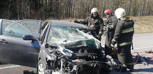Водитель Toyota погиб в ДТП в Минском районе  - Sputnik Беларусь