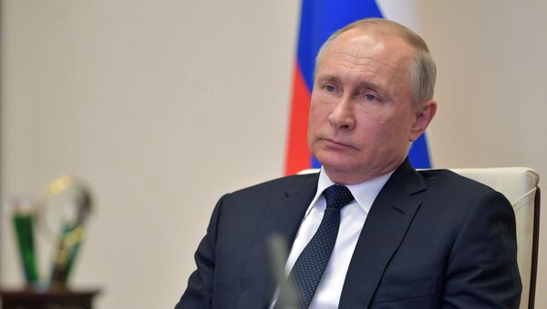 Президент РФ В. Путин в режиме видеоконференции провел совещание с руководителями субъектов РФ - Sputnik Беларусь