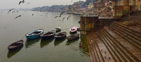 Город Варанаси (Индия) Город Варанаси (Индия) - Sputnik Беларусь