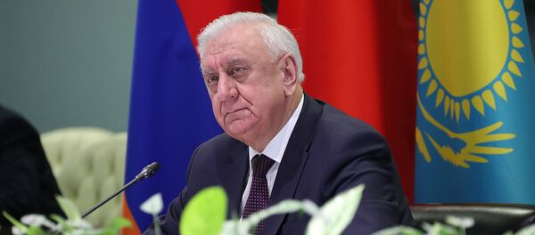 Кіраўнік ЕЭК Міхаіл Мясніковіч на пасяджэнні Еўразійскай міжурадавага савета Кіраўнік ЕЭК Міхаіл Мясніковіч на пасяджэнні Еўразійскай міжурадавага савета - Sputnik Беларусь