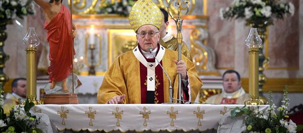 Мітрапаліт Мінска-Магілёўскі архібіскуп Тадэвуш Кандрусевіч Мітрапаліт Мінска-Магілёўскі архібіскуп Тадэвуш Кандрусевіч - Sputnik Беларусь