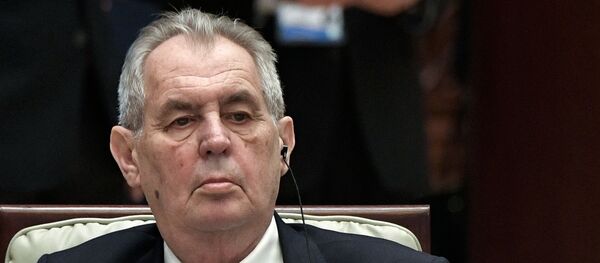 Президент Чехии Милош Зема Президент Чехии Милош Зема - Sputnik Беларусь