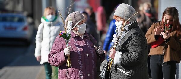 Православные встретили Вербное воскресенье - Sputnik Беларусь