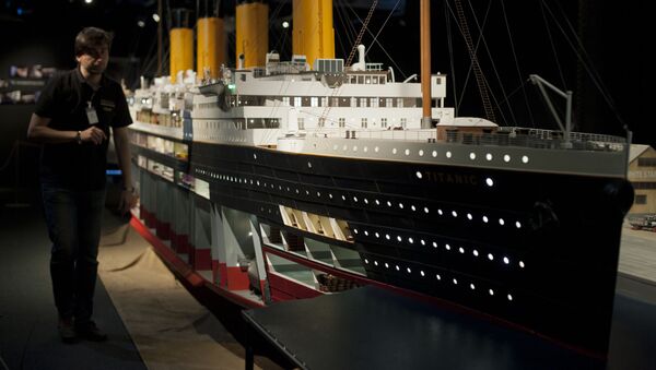 Модель корабля Титаник в музее - Sputnik Беларусь