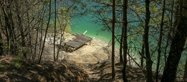 Беларускія Мальдывы ўвесну - цудоўныя фота мелавых кар'ераў - Sputnik Беларусь