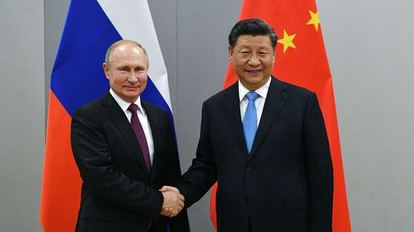 Президент РФ Владимир Путин и председатель Китайской Народной Республики (КНР) Си Цзиньпин - Sputnik Беларусь