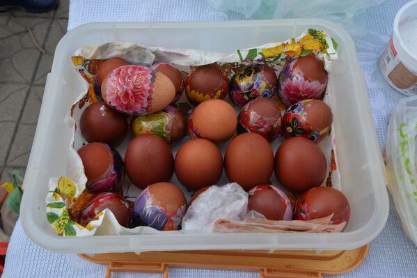 Крашеные яйца - неизменный атрибут православной Пасхи. - Sputnik Беларусь