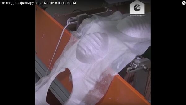 Ученые создали фильтрующие маски с нанослоем - видео - Sputnik Беларусь