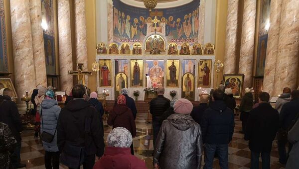 В Воскресенской церкви Витебска - Sputnik Беларусь