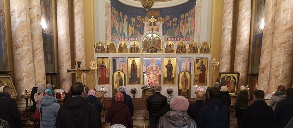 В Воскресенской церкви Витебска - Sputnik Беларусь