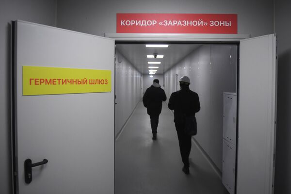 Открытие инфекционного центра в Новой Москве - Sputnik Беларусь