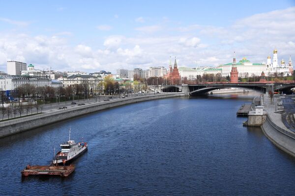 Открытие речной навигации в Москве - Sputnik Беларусь