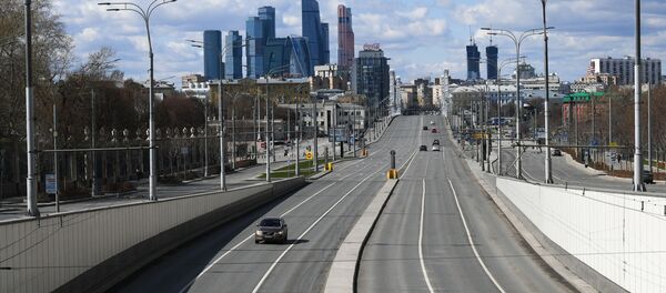 Москва во время режима самоизоляции жителей - Sputnik Беларусь