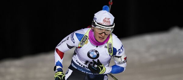 Чешская биатлонистка Вероника Виткова Чешская биатлонистка Вероника Виткова - Sputnik Беларусь