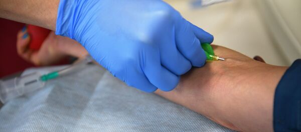 Забор крови, архивное фото - Sputnik Беларусь