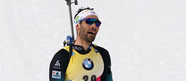 Бывший французский биатлонист Мартен Фуркад Бывший французский биатлонист Мартен Фуркад - Sputnik Беларусь