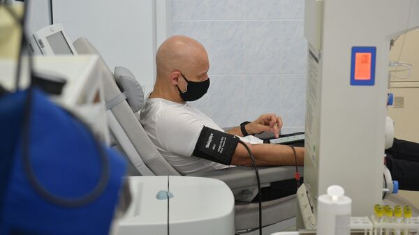 Донары плазмы РНПЦ трансфузіялогіі і біятэхналогій  - Sputnik Беларусь