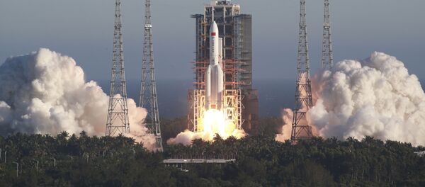 Пуск новейшей китайской ракеты-носителя Чанчжэн-5B - Sputnik Беларусь