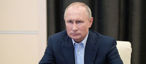 Прэзідэнт РФ Уладзімір Пуцін Прэзідэнт РФ Уладзімір Пуцін - Sputnik Беларусь