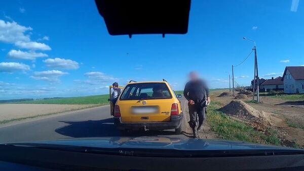 Гаишники остановили машину, за рулем был 12-летний мальчик, видео - Sputnik Беларусь