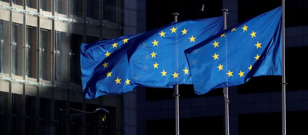 Флаги Евросоюза - Sputnik Беларусь