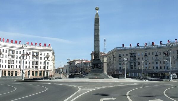Площадь Победы после реконструкции - Sputnik Беларусь