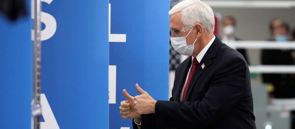 Вице-президент США Майкл Пенс Вице-президент США Майкл Пенс - Sputnik Беларусь