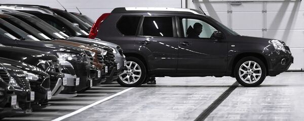 Автомобили в павильоне - Sputnik Беларусь