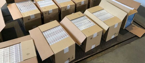 Фуру с белорусскими сигаретами более чем на €2 млн задержали в Литве - Sputnik Беларусь