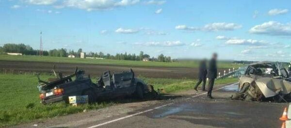 В Пинском районе столкнулись два автомобиля - Sputnik Беларусь