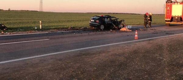 Жуткая авария на трассе М5 - Sputnik Беларусь