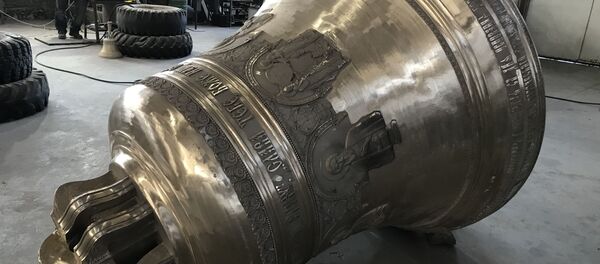 Прататып галоўнага звона Прататып галоўнага звона - Sputnik Беларусь
