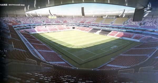 Фотофакт: каким будет Национальный футбольный стадион - Sputnik Беларусь