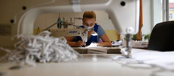 Пошив защитных масок Пошив защитных масок - Sputnik Беларусь