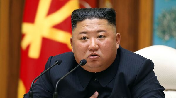 Лидер Северной Кореи Ким Чен Ын  - Sputnik Беларусь