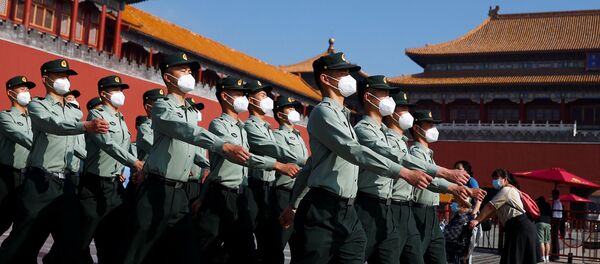 Участники Всекитайского собрания народных представителей (ВСНП)  - Sputnik Беларусь