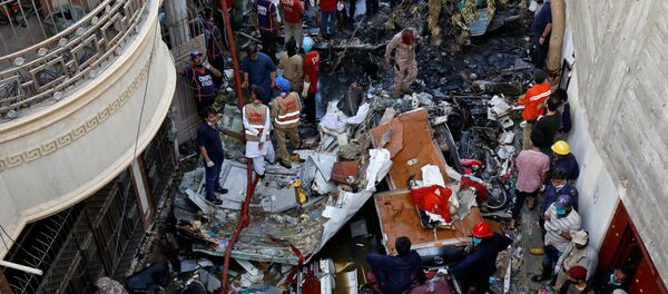 Место падения самолета - Sputnik Беларусь