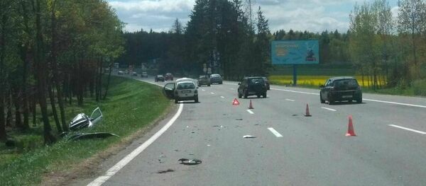 ДТП возле деревни Ходаково в Минском районе - Sputnik Беларусь