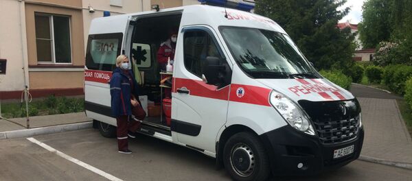 Сотрудники скорой помощи в Бобруйске - Sputnik Беларусь