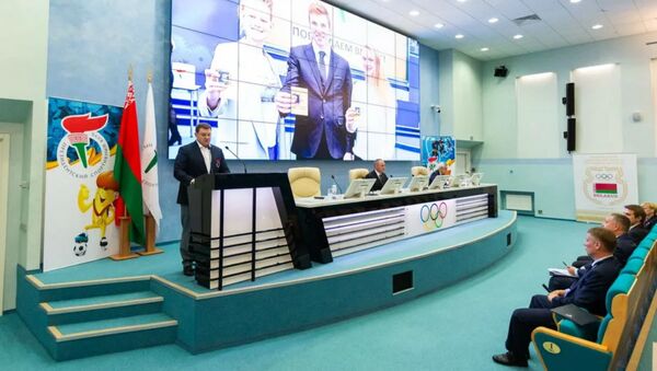 Дмитрий Лукашенко переизбран главой Президентского спортклуба  - Sputnik Беларусь