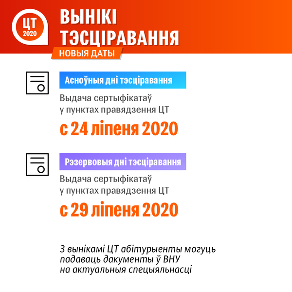 ЦТ-2020: новыя даты выдачы сертыфікатаў - Sputnik Беларусь