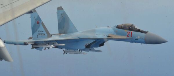 Третий раз за два месяца: видео перехвата американского самолета-шпиона - Sputnik Беларусь