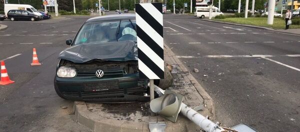 Последствия ДТП в Минске - Sputnik Беларусь