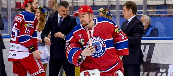 Белорусский голкипер Игорь Брикун - Sputnik Беларусь