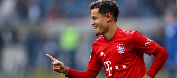 Бразильский футболист Филиппе Коутинью - Sputnik Беларусь