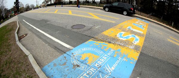 Стартовая линия Бостонского марафона - Sputnik Беларусь